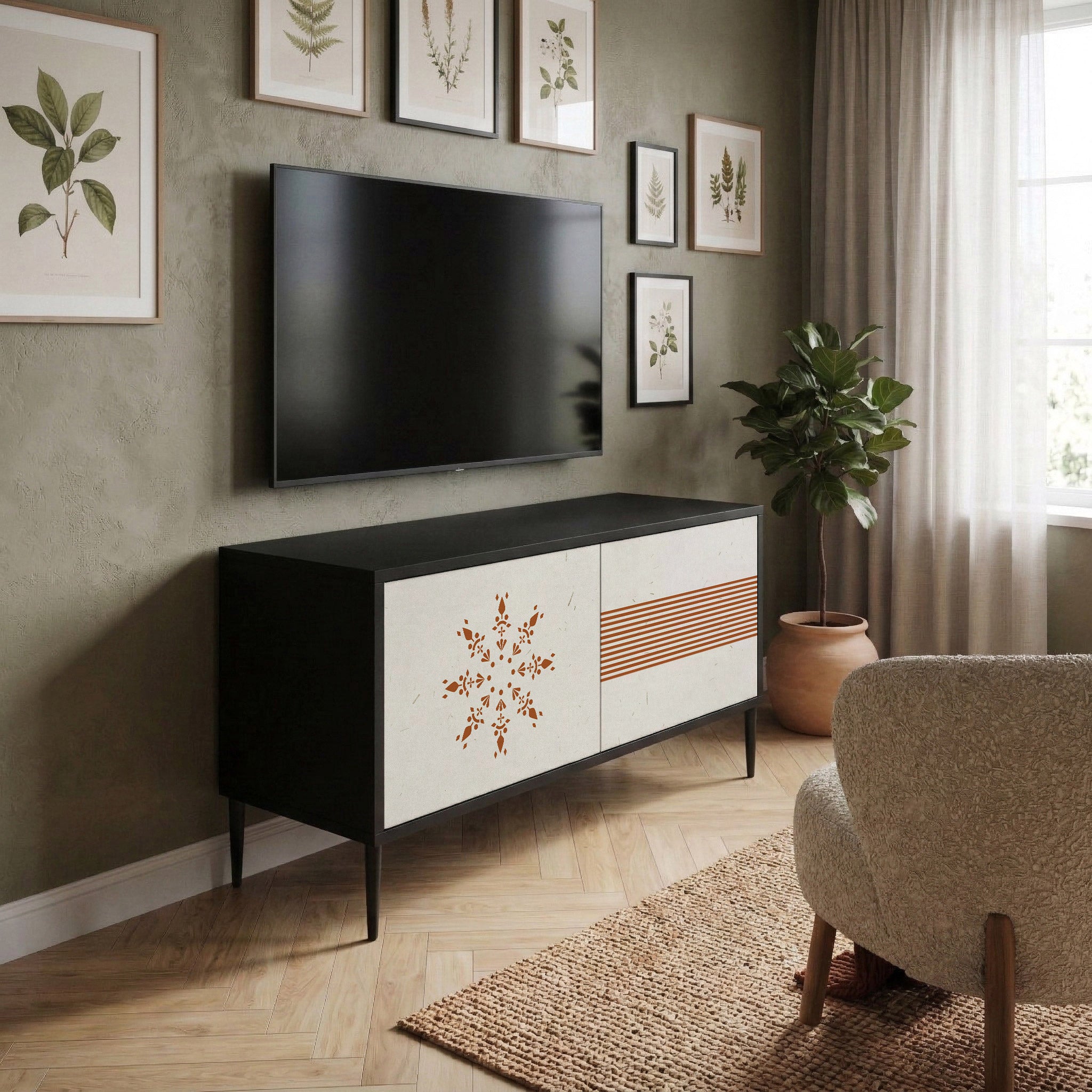 DAILY HARMONY Compact 2-Door TV Cabinet