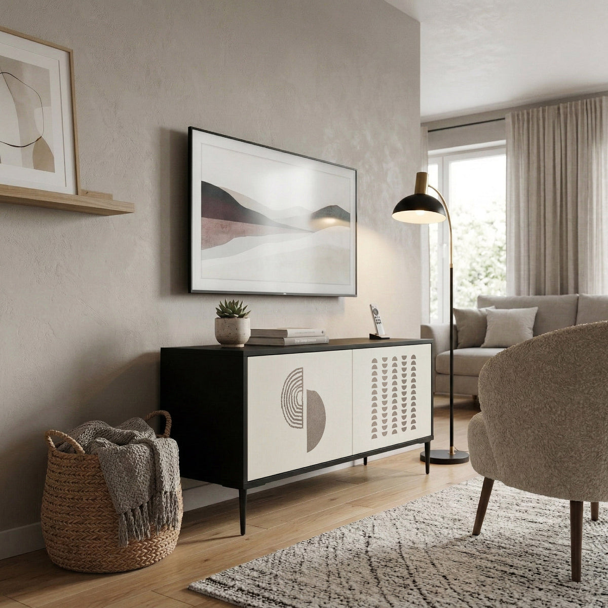 HARMONY ESSENCE Compact 2-Door TV Cabinet