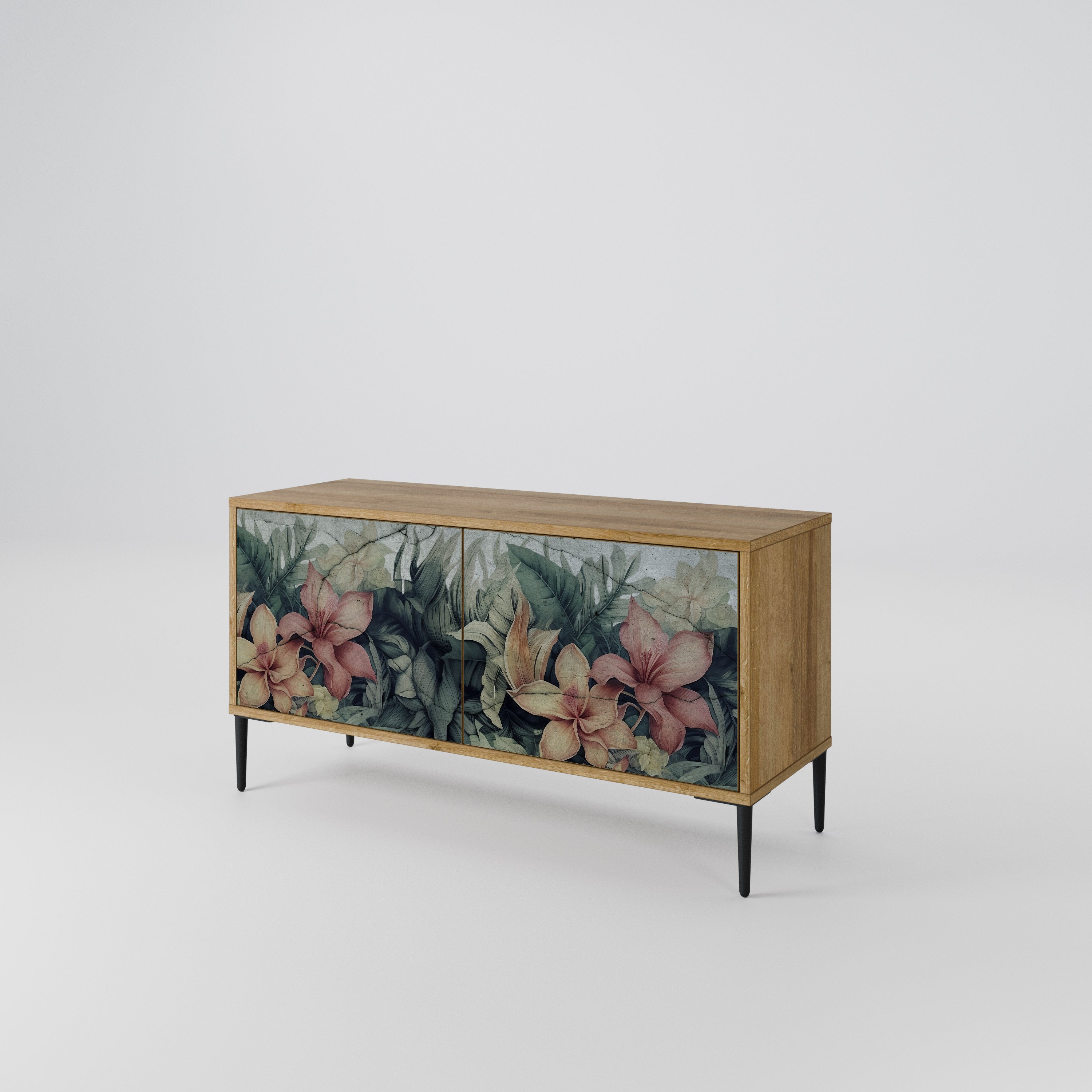 HEAVENLY BLOOM Compact 2-Door TV Cabinet