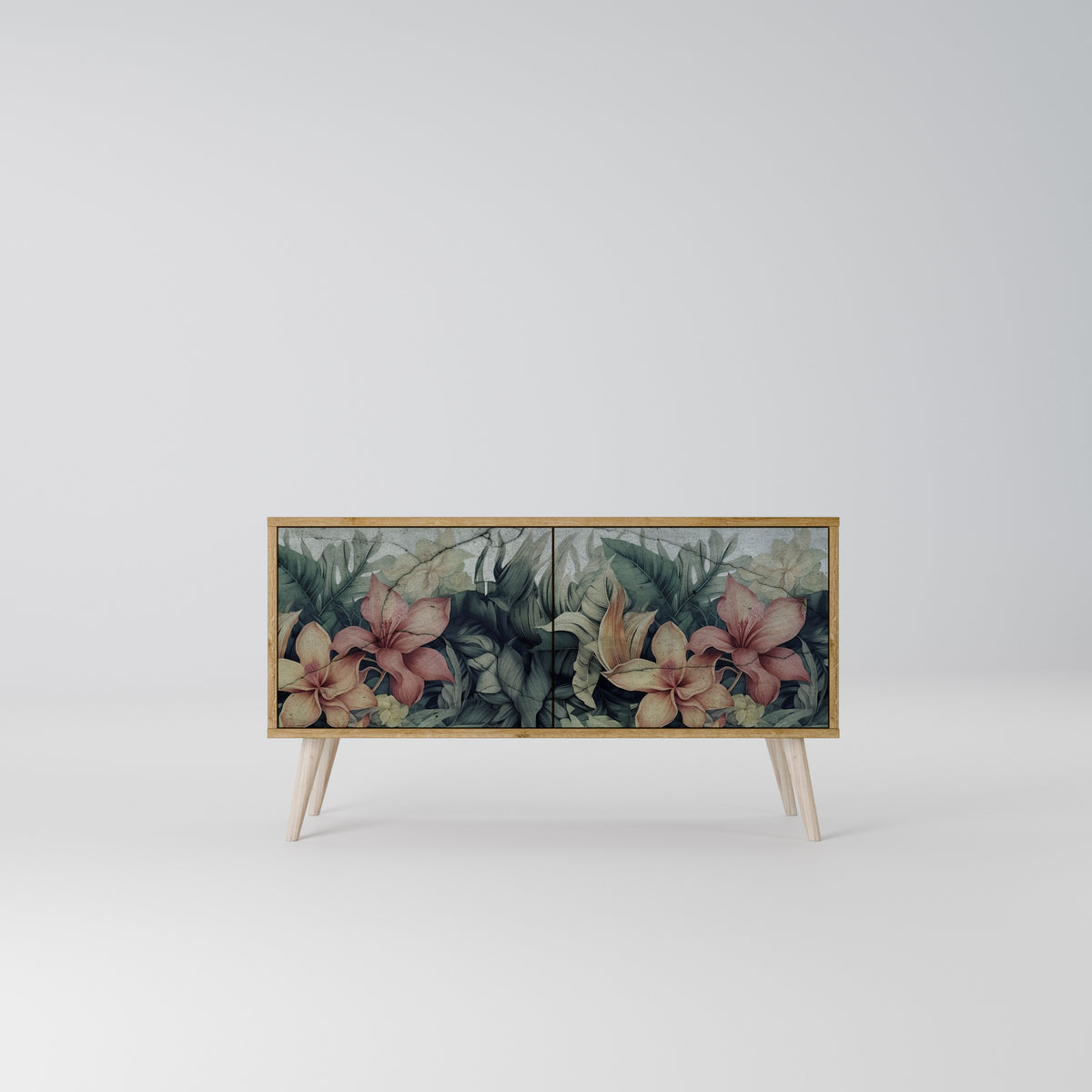 HEAVENLY BLOOM Compact 2-Door TV Cabinet