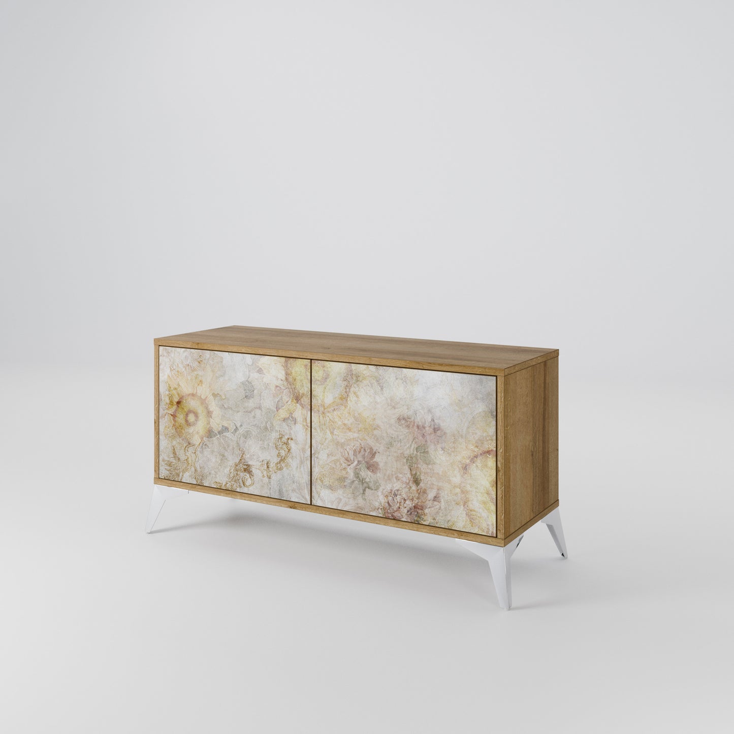SUNFLOWER BLUR Compact 2-Door TV Cabinet