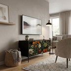 MIDNIGHT SPROUT Compact 2-Door TV Cabinet