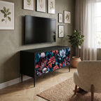 ETHEREAL BLOSSOMS Compact 2-Door TV Cabinet