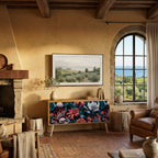 ETHEREAL BLOSSOMS Compact 2-Door TV Cabinet