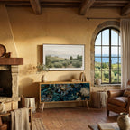 TWILIGHT BLOOM Compact 2-Door TV Cabinet