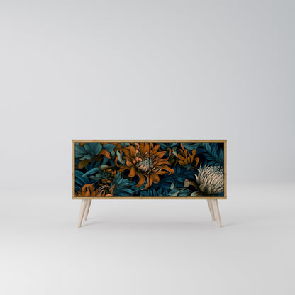 MORNING BLOOM Compact 2-Door TV Cabinet
