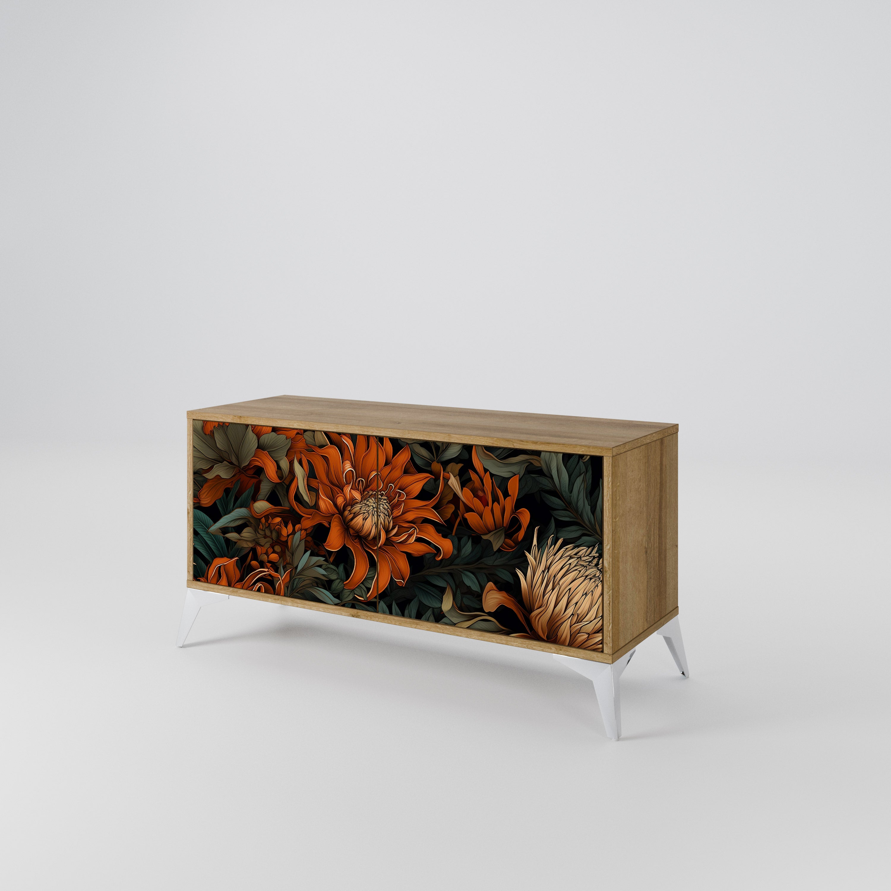 DAWN BLOOM Compact 2-Door TV Cabinet