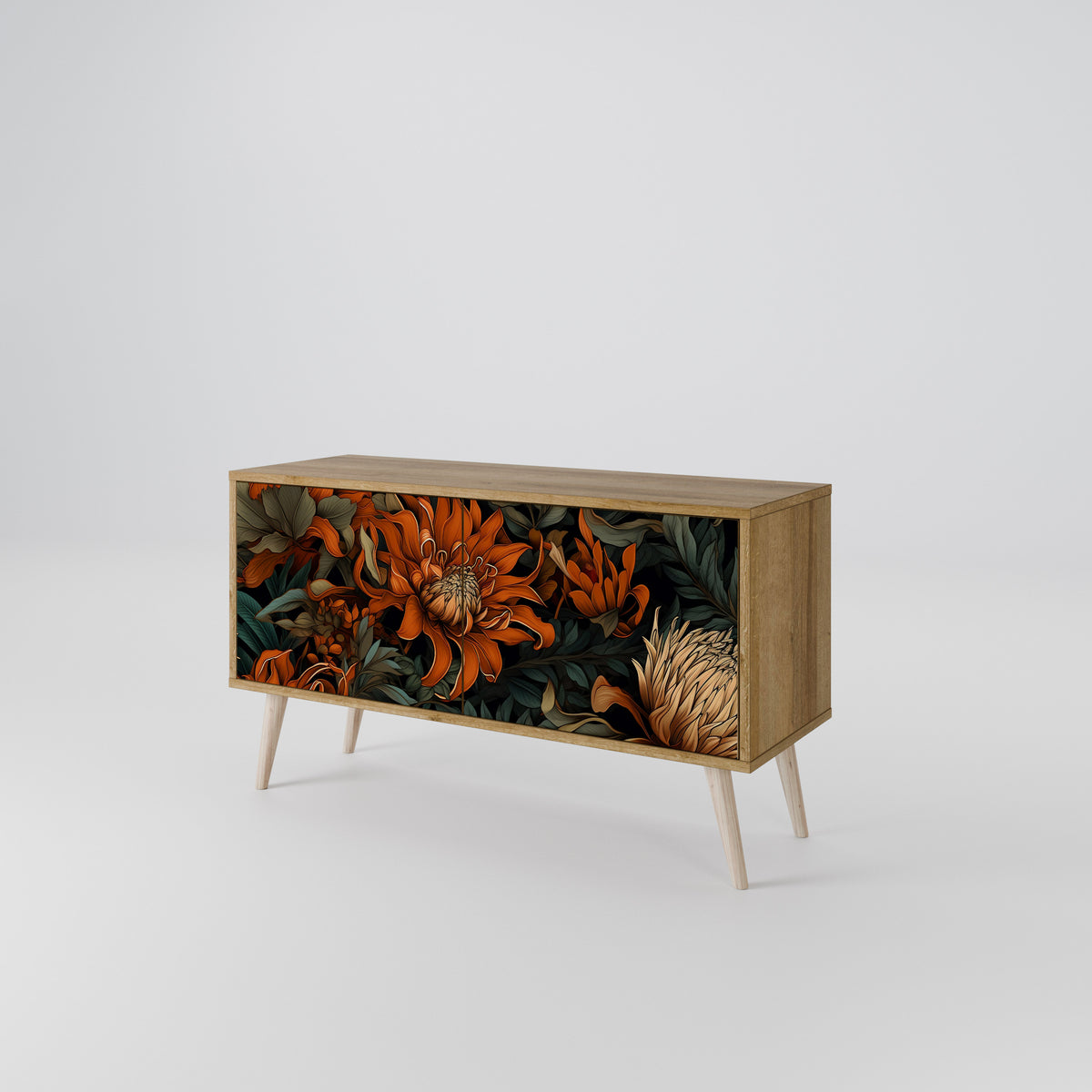 DAWN BLOOM Compact 2-Door TV Cabinet