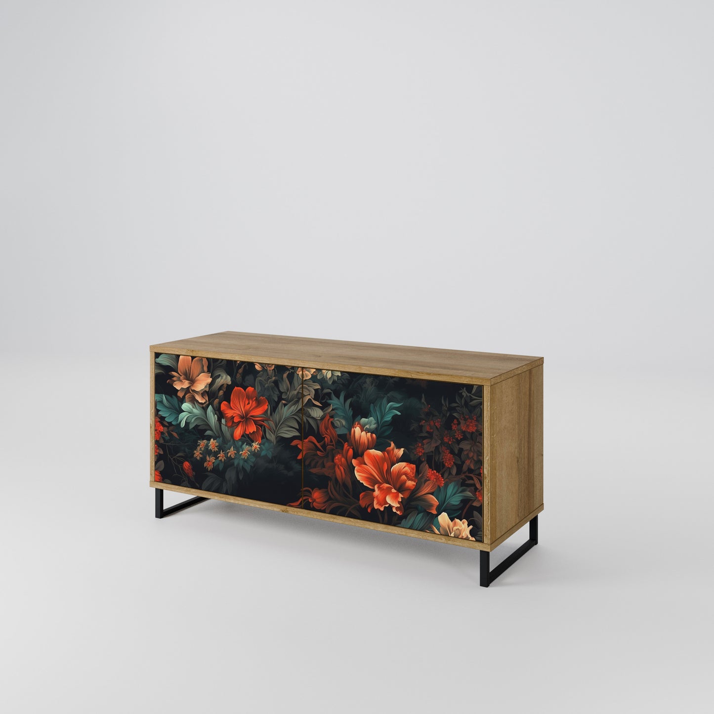 IMAGINARY BLOSSOM Compact 2-Door TV Cabinet