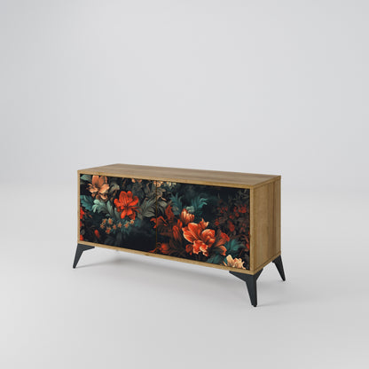 IMAGINARY BLOSSOM Compact 2-Door TV Cabinet