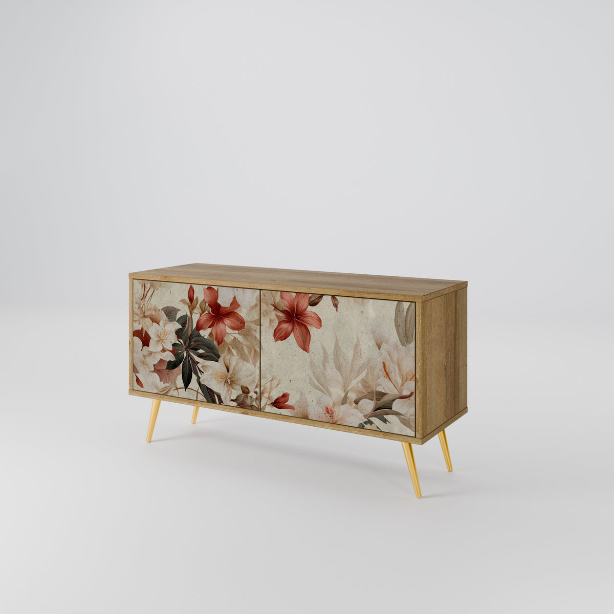 PETAL HARMONY Compact 2-Door TV Cabinet