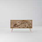 PETAL DISTINGUISH Compact 2-Door TV Cabinet