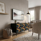 FOWLY DAZE Compact 2-Door TV Cabinet