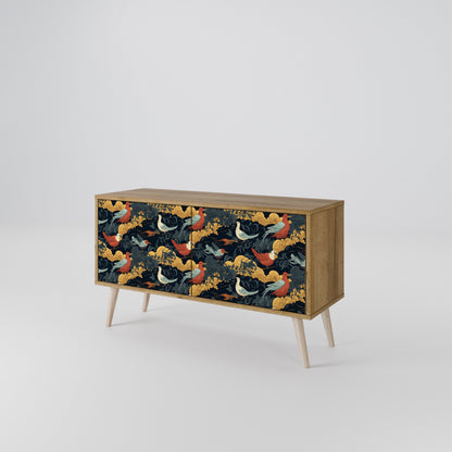 FOWLY DAZE Compact 2-Door TV Cabinet