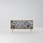 CHARCOAL SPROUT Compact 2-Door TV Cabinet