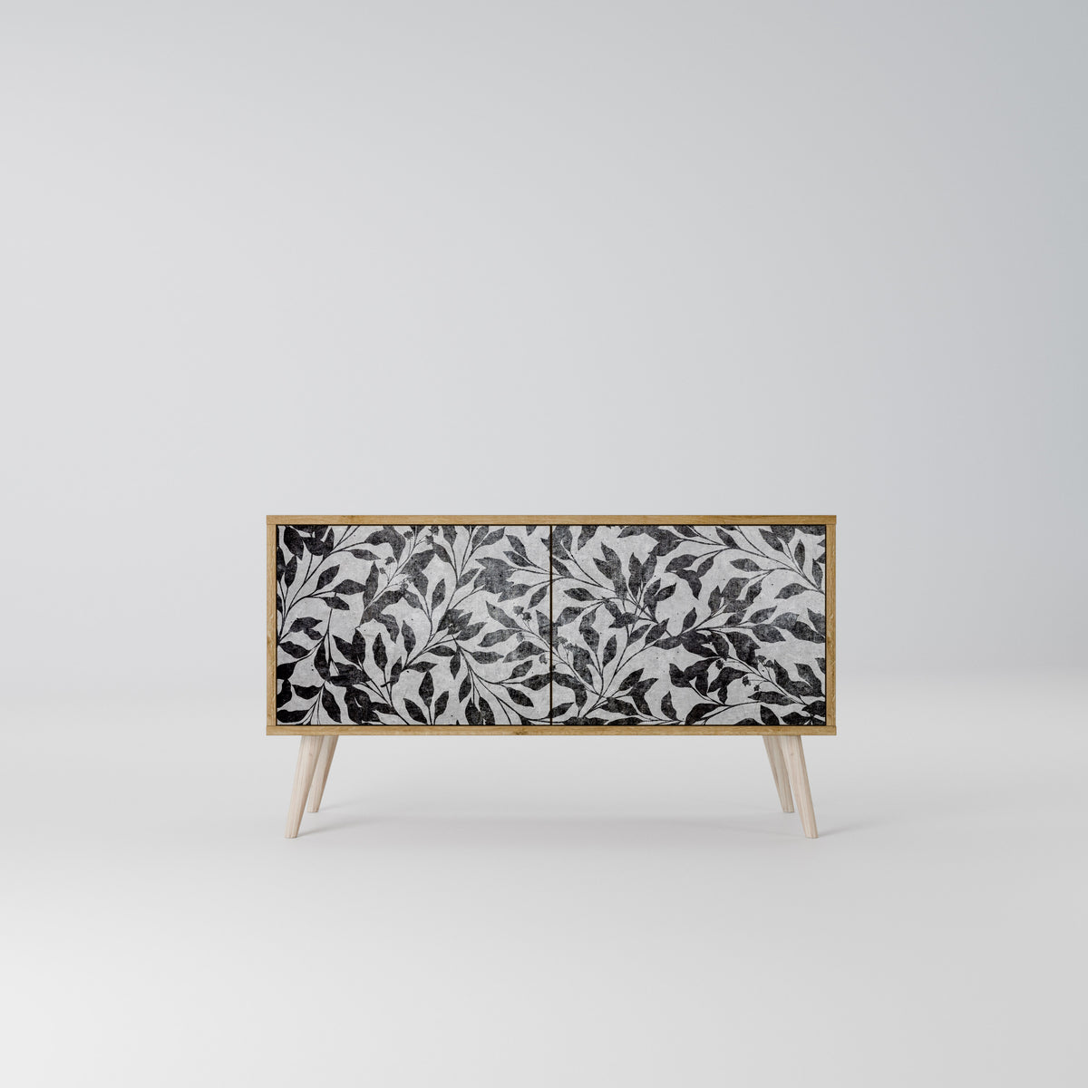 CHARCOAL SPROUT Compact 2-Door TV Cabinet