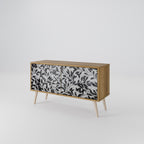 CHARCOAL SPROUT Compact 2-Door TV Cabinet