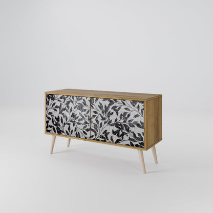 CHARCOAL SPROUT Compact 2-Door TV Cabinet
