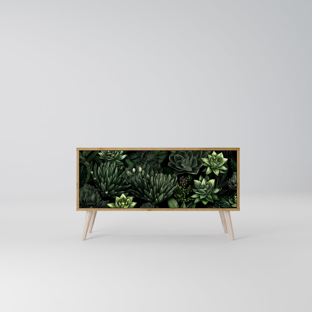 SUCCULENT JUNGLE Compact 2-Door TV Cabinet