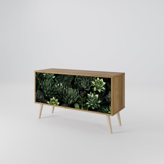 SUCCULENT JUNGLE Compact 2-Door TV Cabinet