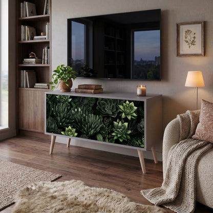 SUCCULENT JUNGLE Compact 2-Door TV Cabinet