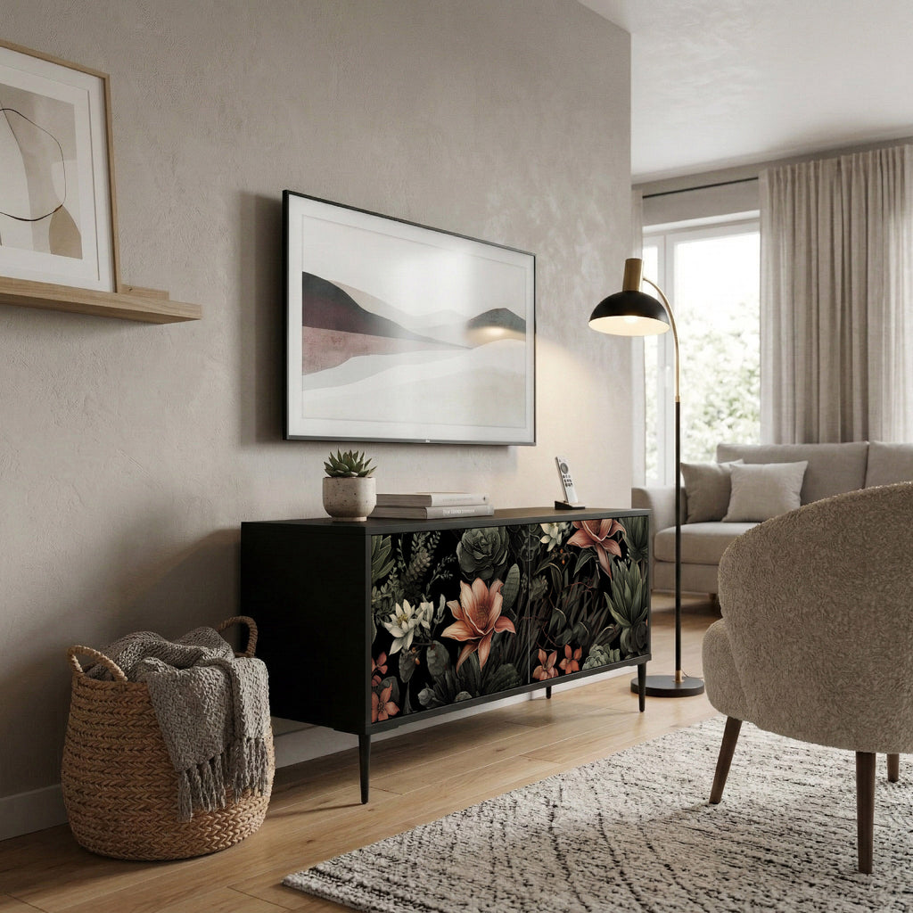 SECRET VERDURE Compact 2-Door TV Cabinet