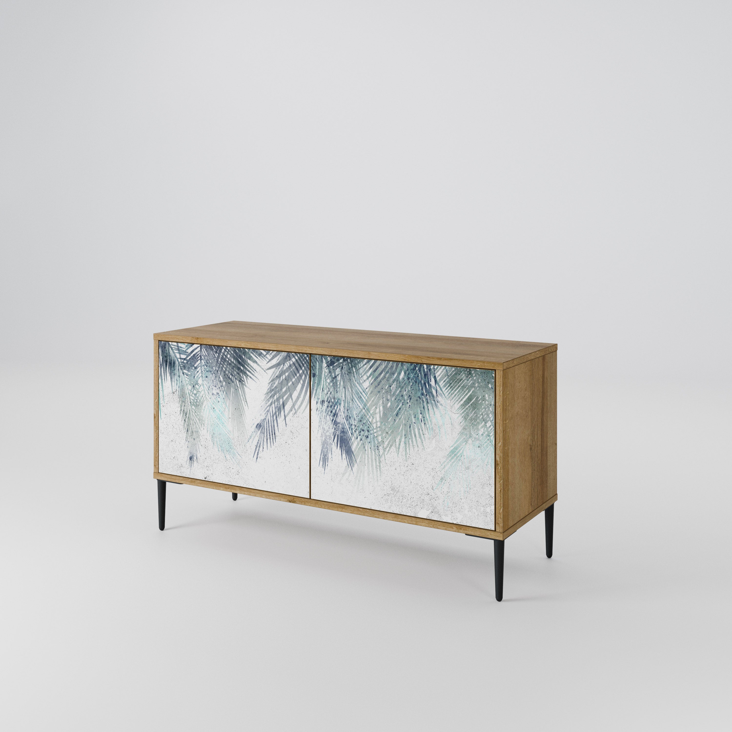 PALM VEIL Compact 2-Door TV Cabinet