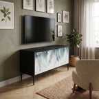 PALM VEIL Compact 2-Door TV Cabinet