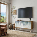 PALM VEIL Compact 2-Door TV Cabinet