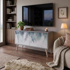 PALM VEIL Compact 2-Door TV Cabinet