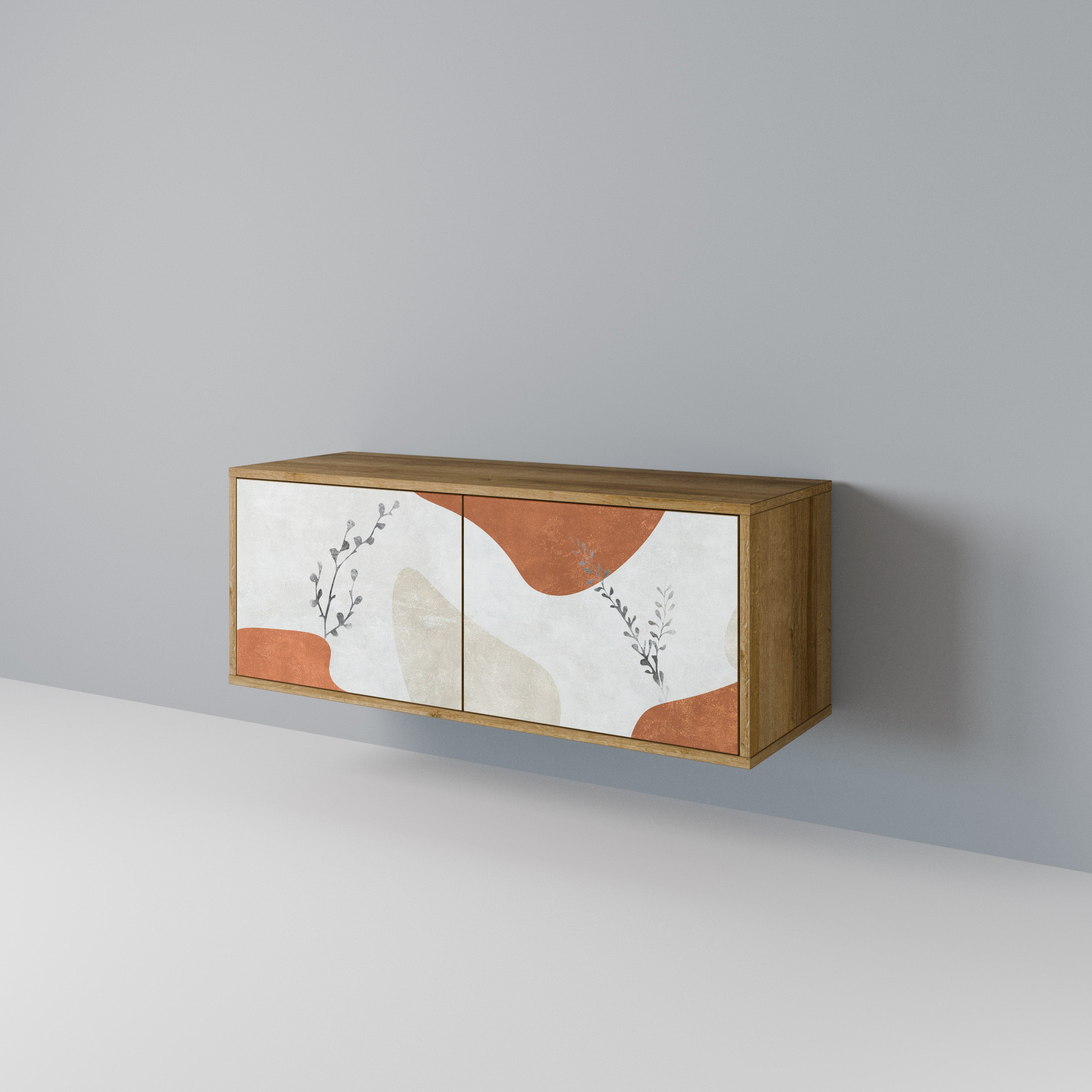 TRANQUIL TWIG Compact 2-Door TV Cabinet