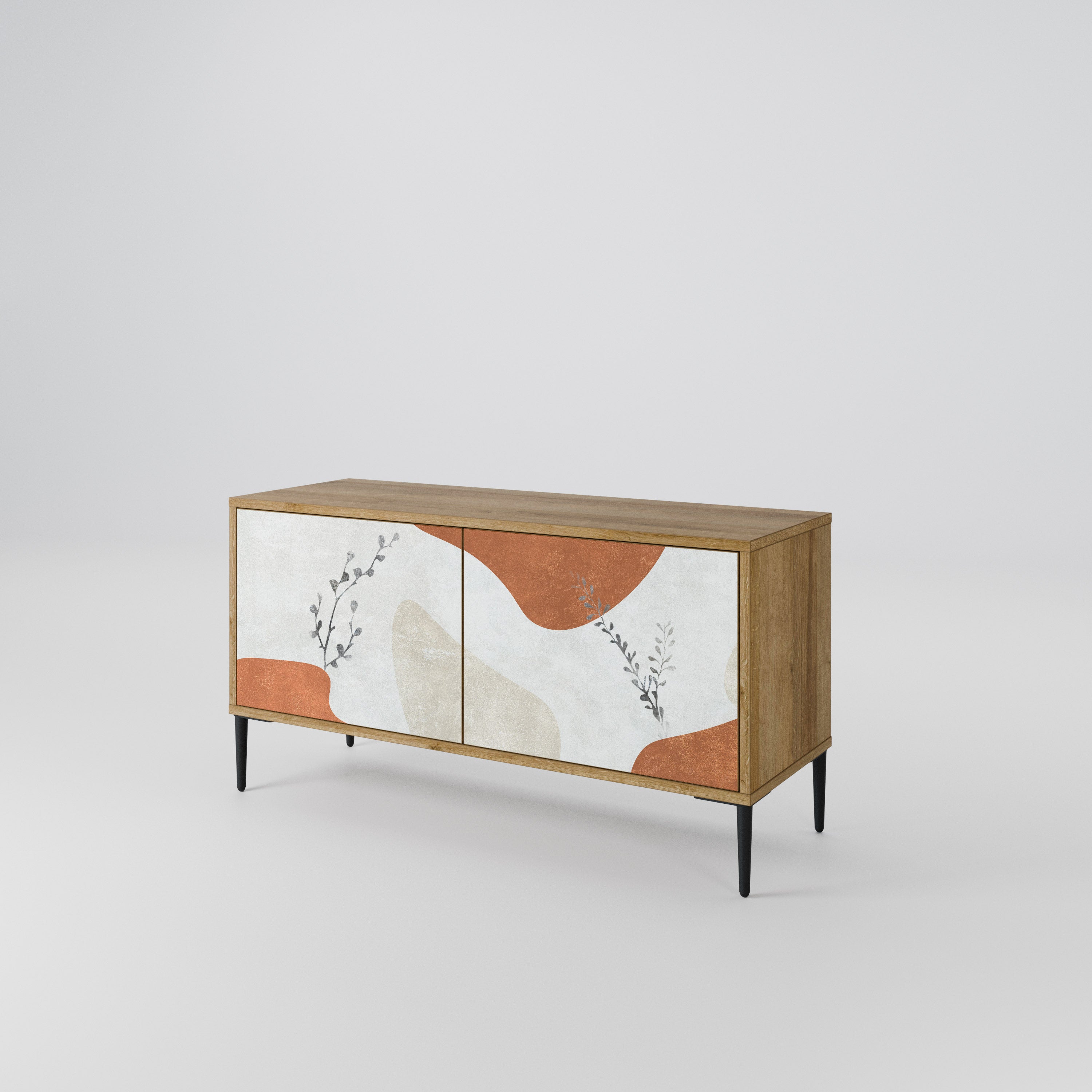 TRANQUIL TWIG Compact 2-Door TV Cabinet