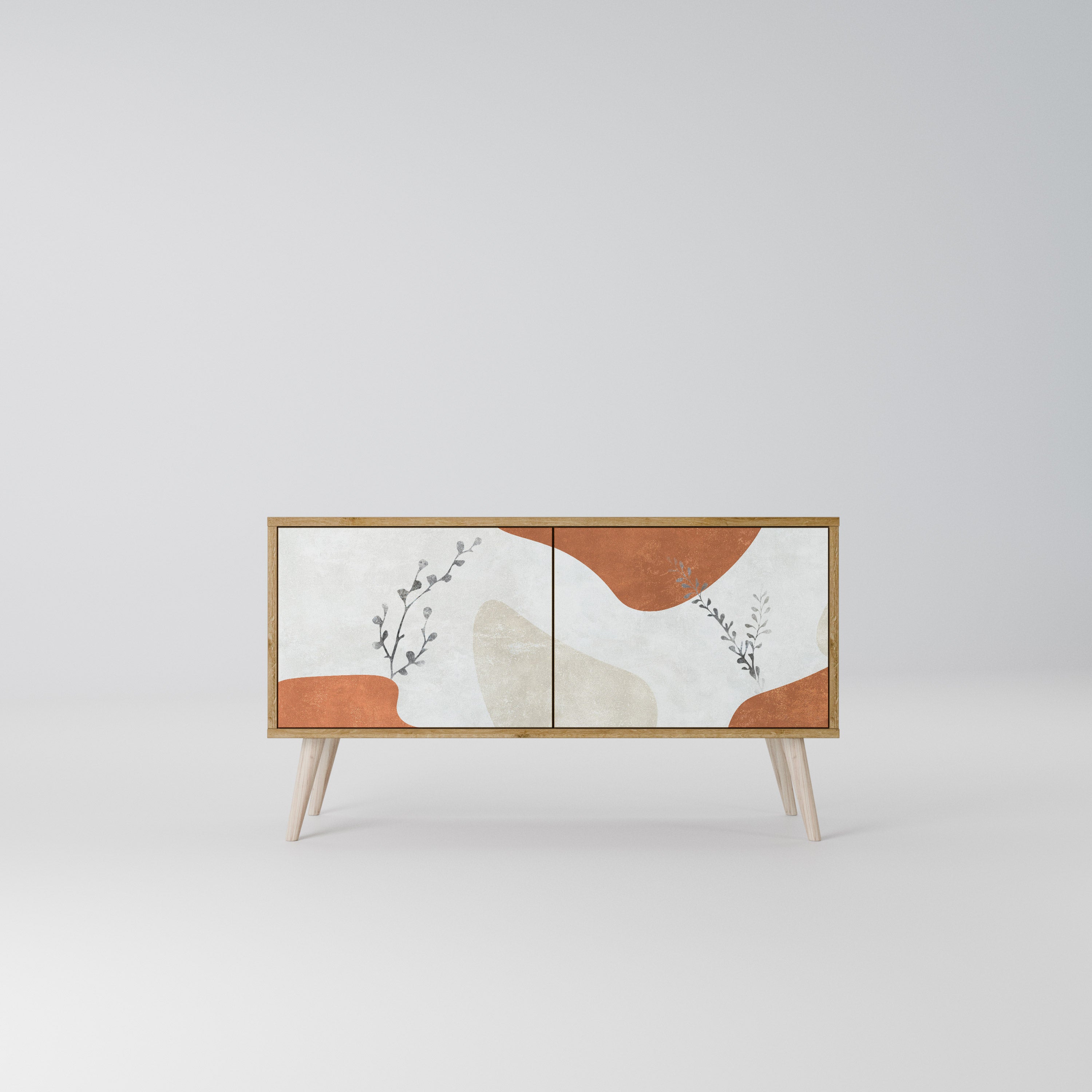 TRANQUIL TWIG Compact 2-Door TV Cabinet