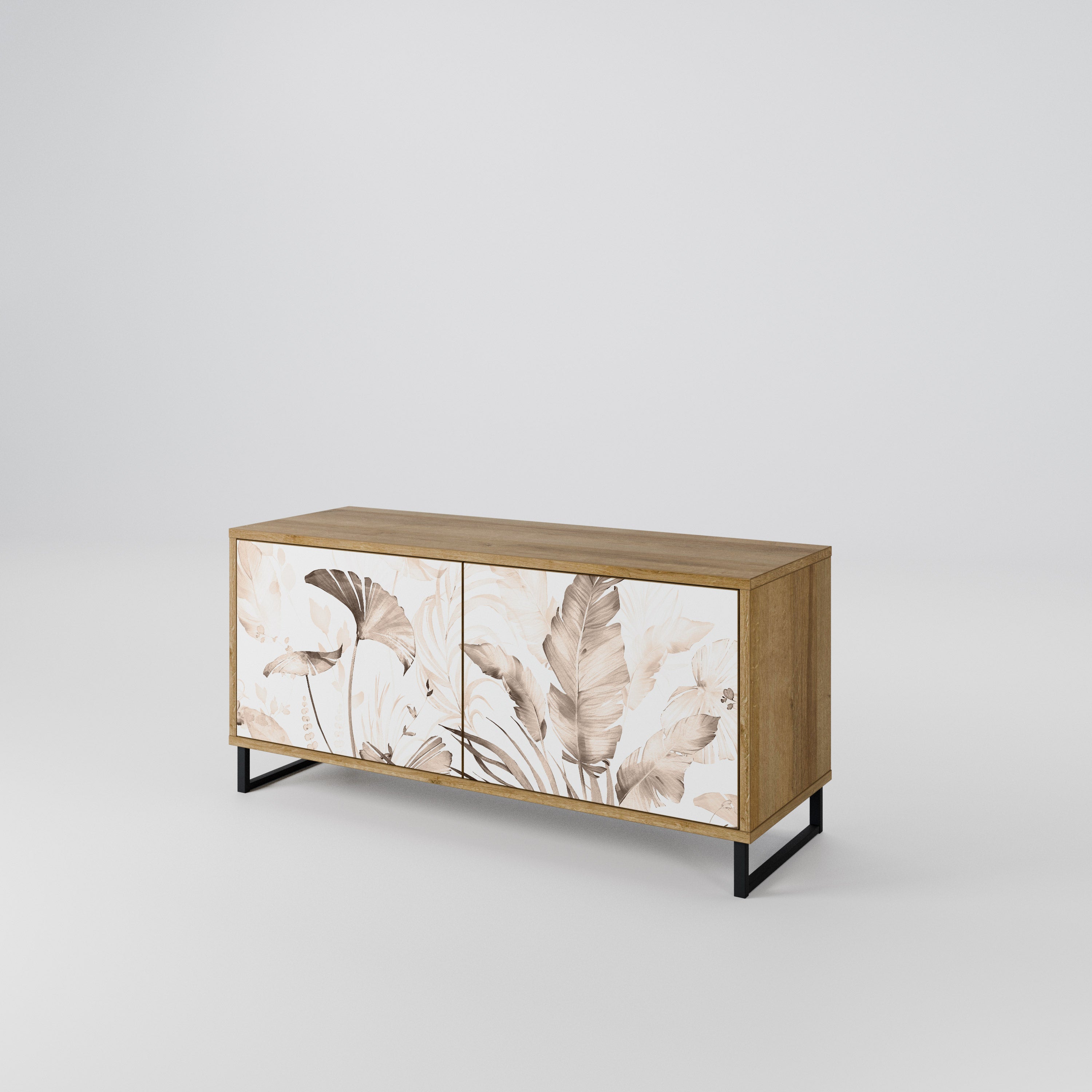 WILD TENDERNESS Compact 2-Door TV Cabinet