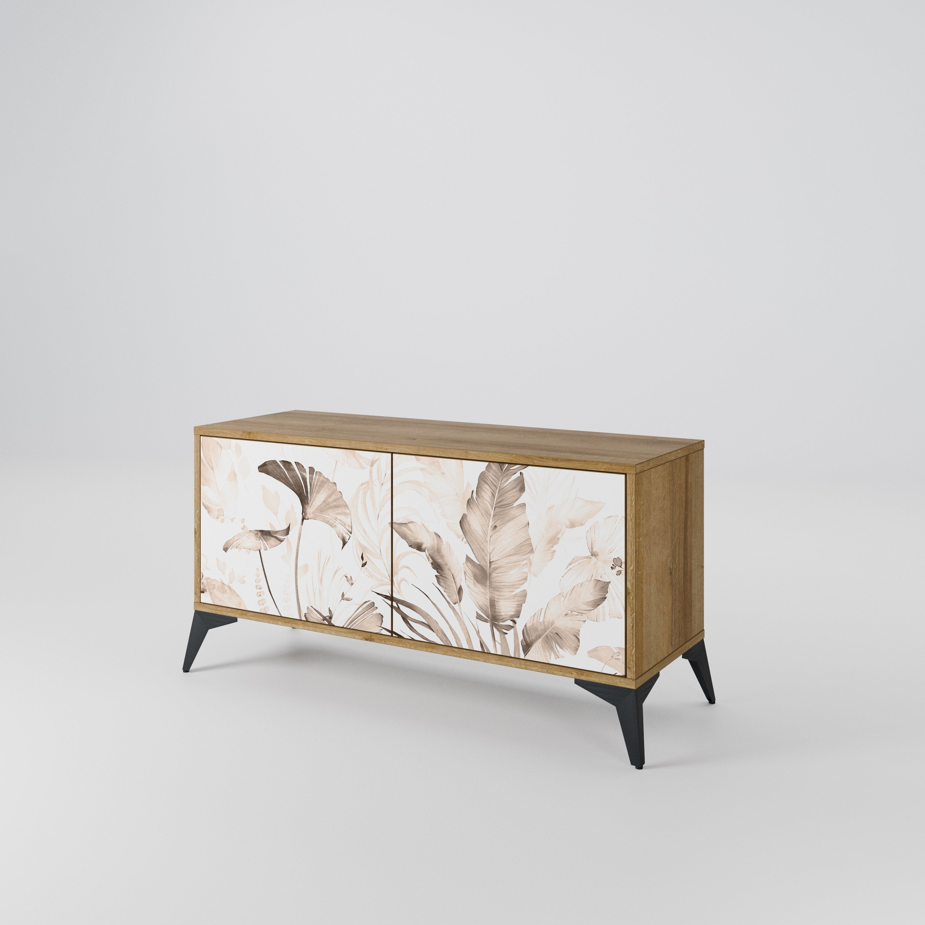 WILD TENDERNESS Compact 2-Door TV Cabinet
