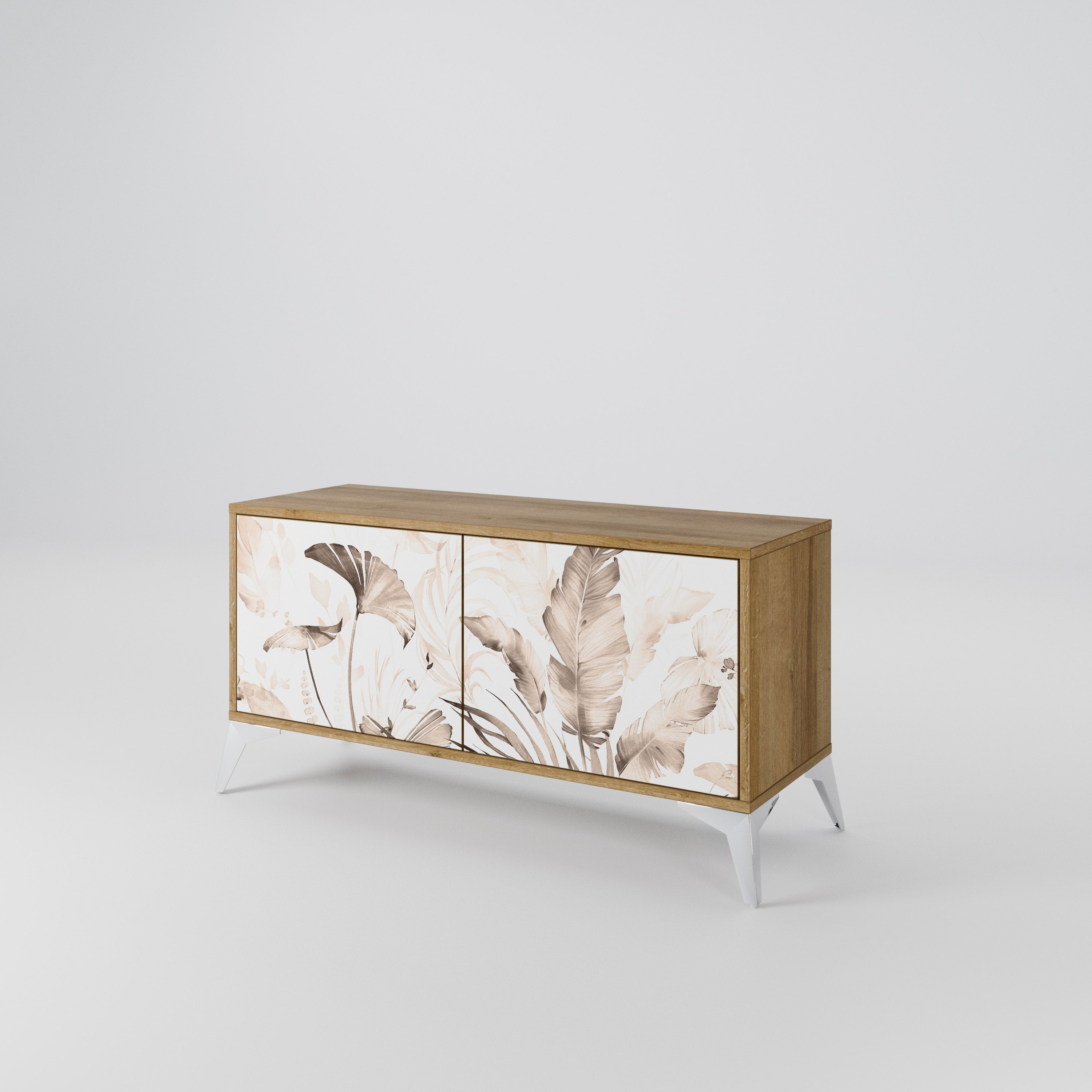 WILD TENDERNESS Compact 2-Door TV Cabinet