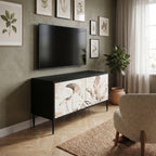 WILD TENDERNESS Compact 2-Door TV Cabinet