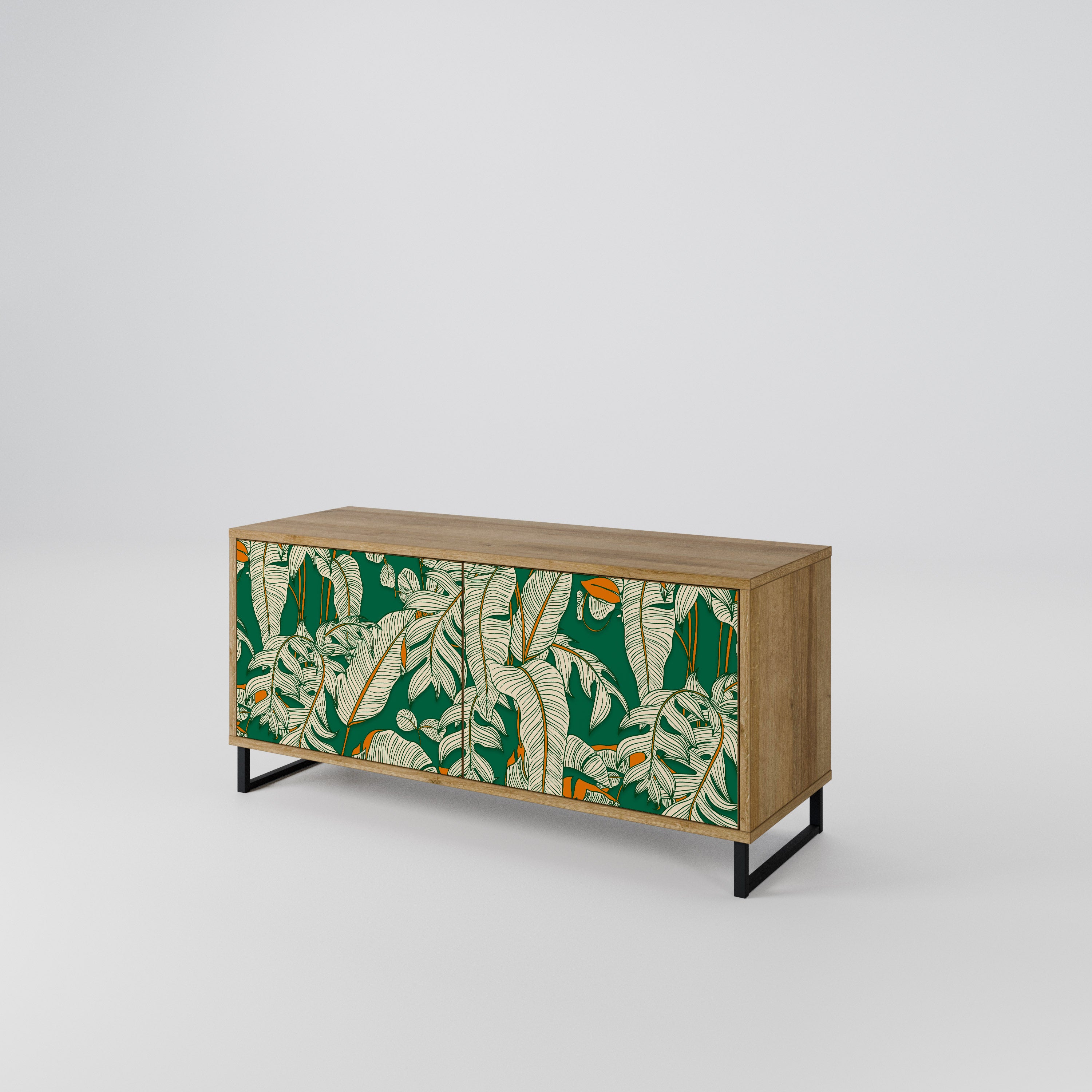 VERDANT PLEASURES Compact 2-Door TV Cabinet
