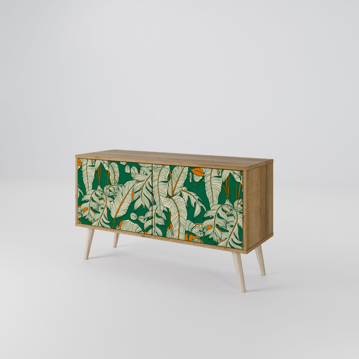 VERDANT PLEASURES Compact 2-Door TV Cabinet