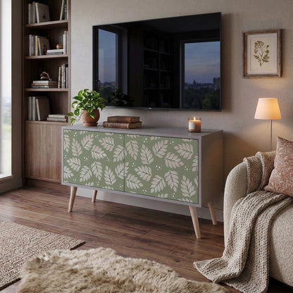 LEAVES ON GREEN Compact 2-Door TV Cabinet
