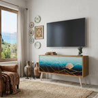 LUNAR SECRETS Compact 2-Door TV Cabinet
