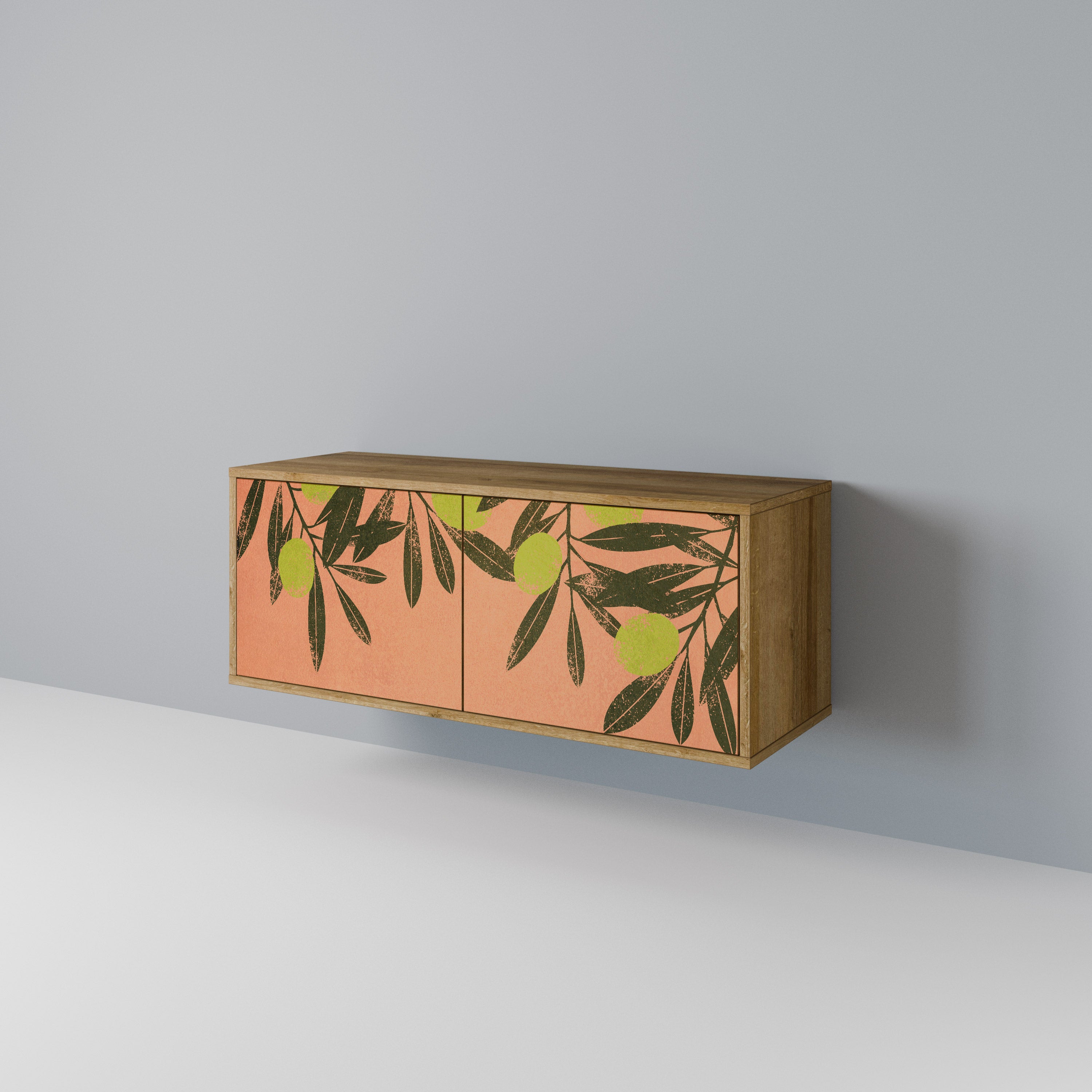 JUICY OLIVES Compact 2-Door TV Cabinet