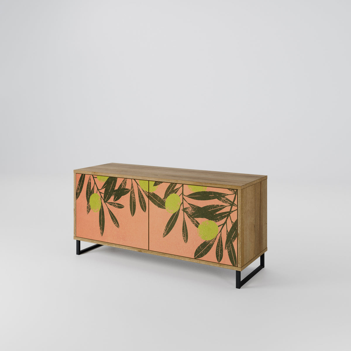 JUICY OLIVES Compact 2-Door TV Cabinet