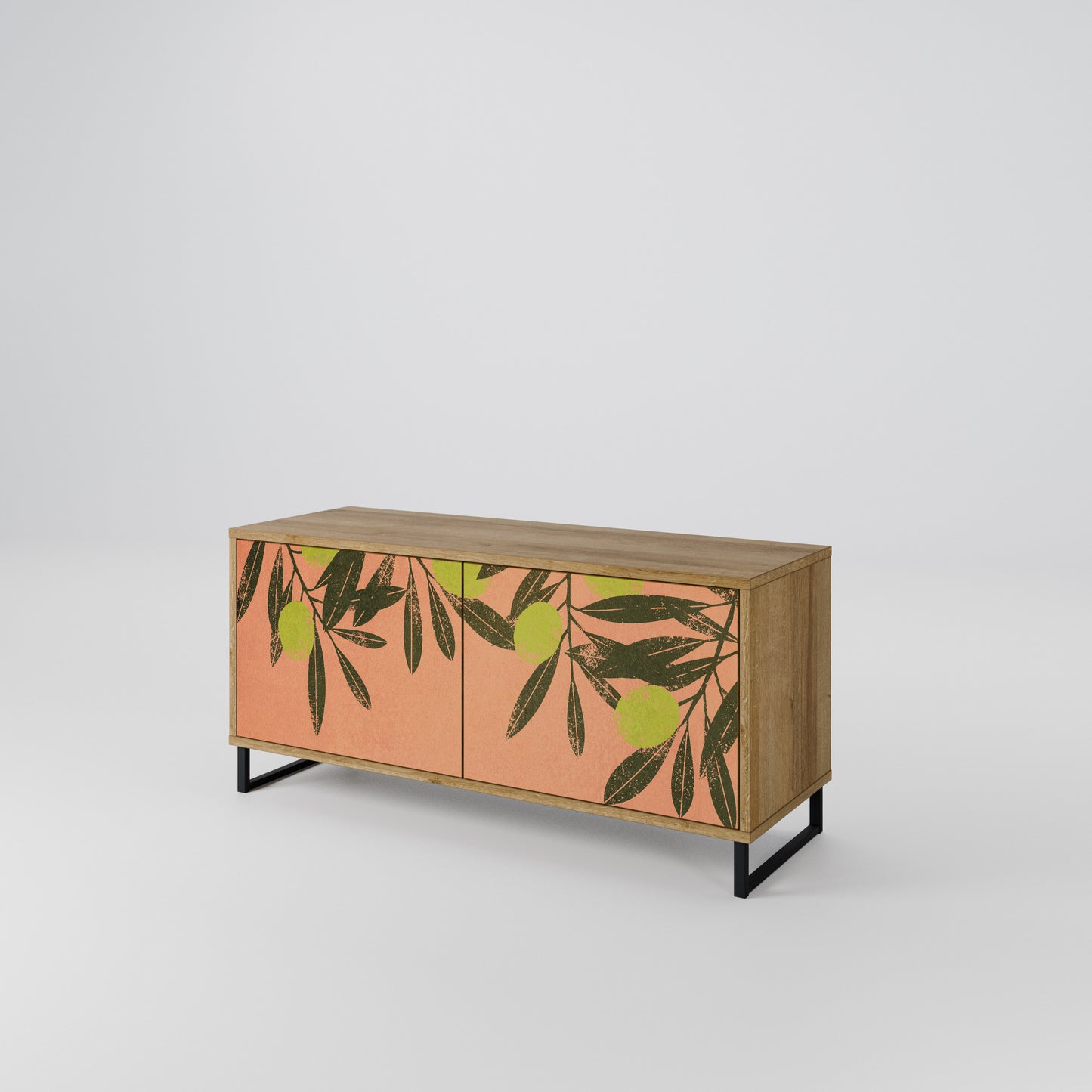 JUICY OLIVES Compact 2-Door TV Cabinet