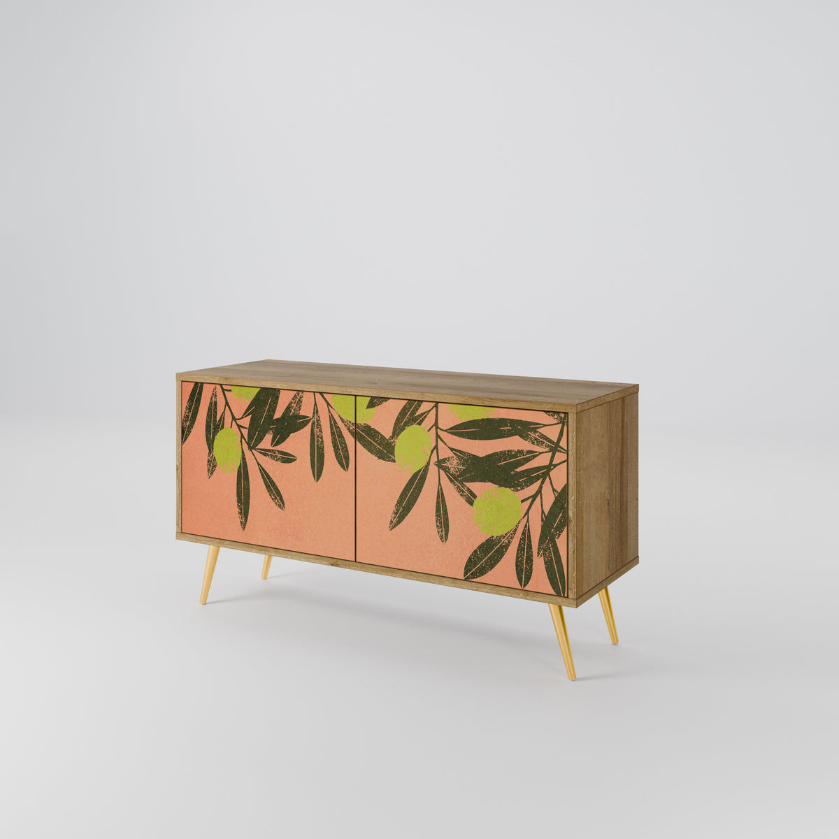 JUICY OLIVES Compact 2-Door TV Cabinet