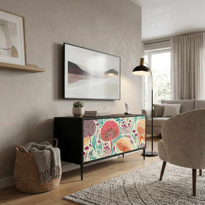 FUNGUS FANTASY Compact 2-Door TV Cabinet