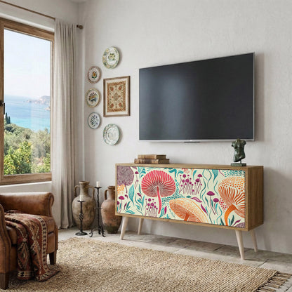 FUNGUS FANTASY Compact 2-Door TV Cabinet