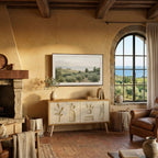 SAND SCULPTURES Compact 2-Door TV Cabinet