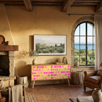 SKATEBOARD ARTISTRY Compact 2-Door TV Cabinet