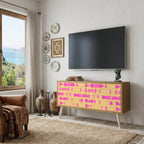SKATEBOARD ARTISTRY Compact 2-Door TV Cabinet